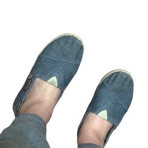 Toms Greyish Blue Shoes